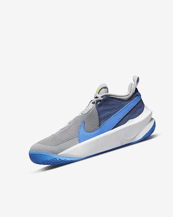 Nike Team Hustle D 10 Grises Azul Marino Verdes Azules | MX 2385